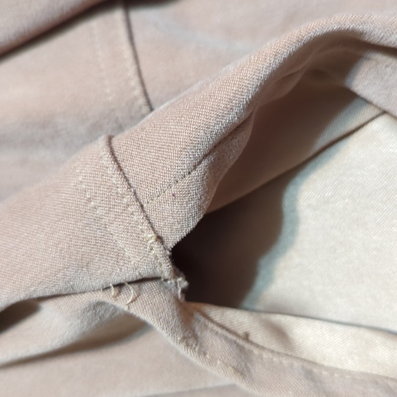 Vintage Croft & Barrow L Tan Moleskin/suede like fabric Shirt/Blazer - Picture 6 of 6